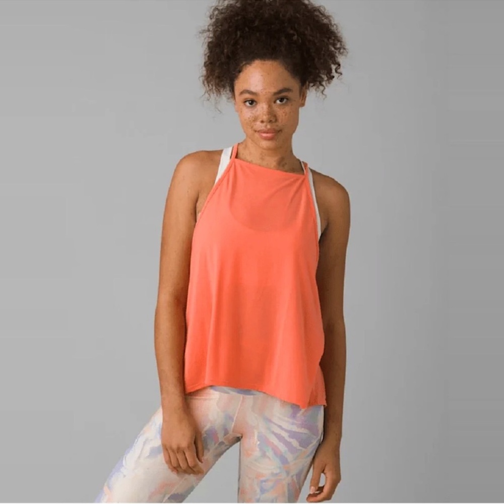 NWT‎ Prana Eclipticor Tank Top – Flame Heather -Small